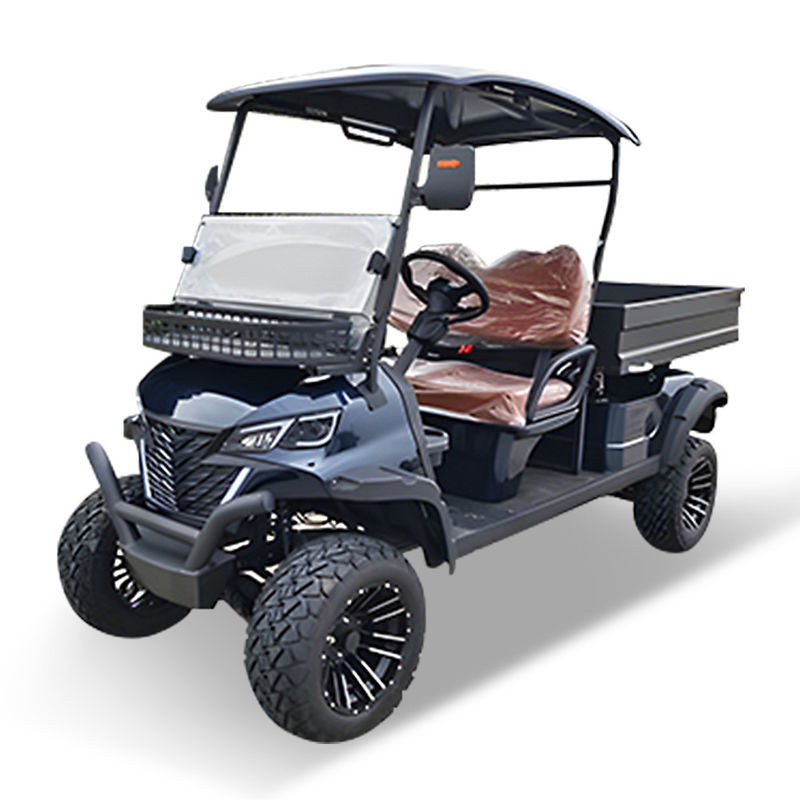 Trendy Advanced Premium Off-Road Electric Lithium 2 Seater Golf Cart with Cargo Box Utility Electric Golf Truck