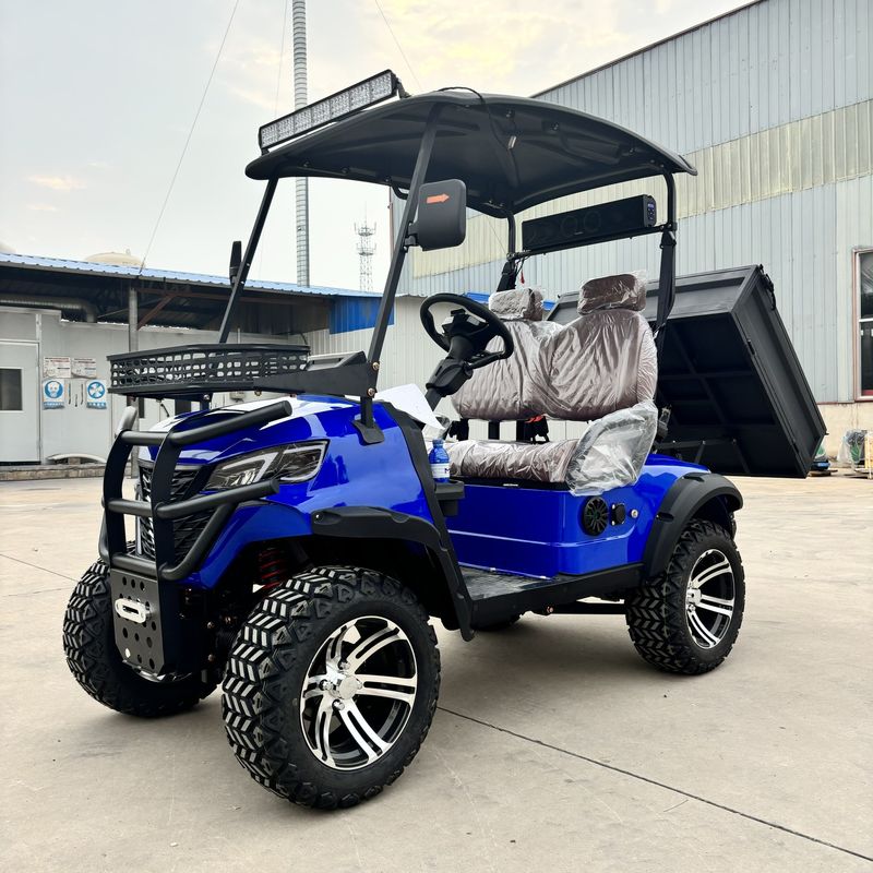 4 Seater Electric Bucket Cheap Small Custom Electric Off-Road Golf Cart With Storage Box Dump Truck