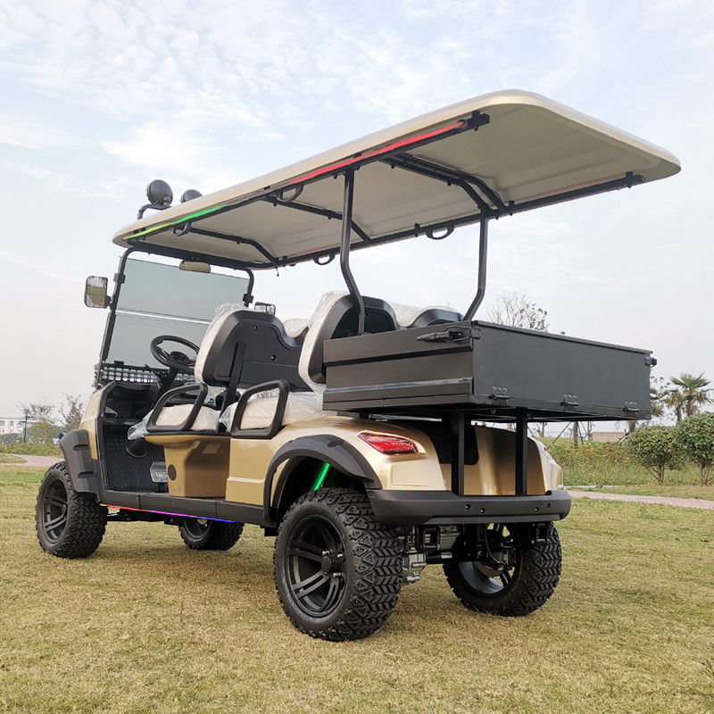 Bốn chỗ ngồi Dump Electric Golf Cart tùy chỉnh với màu sắc và logo và cung cấp chứng nhận CE.