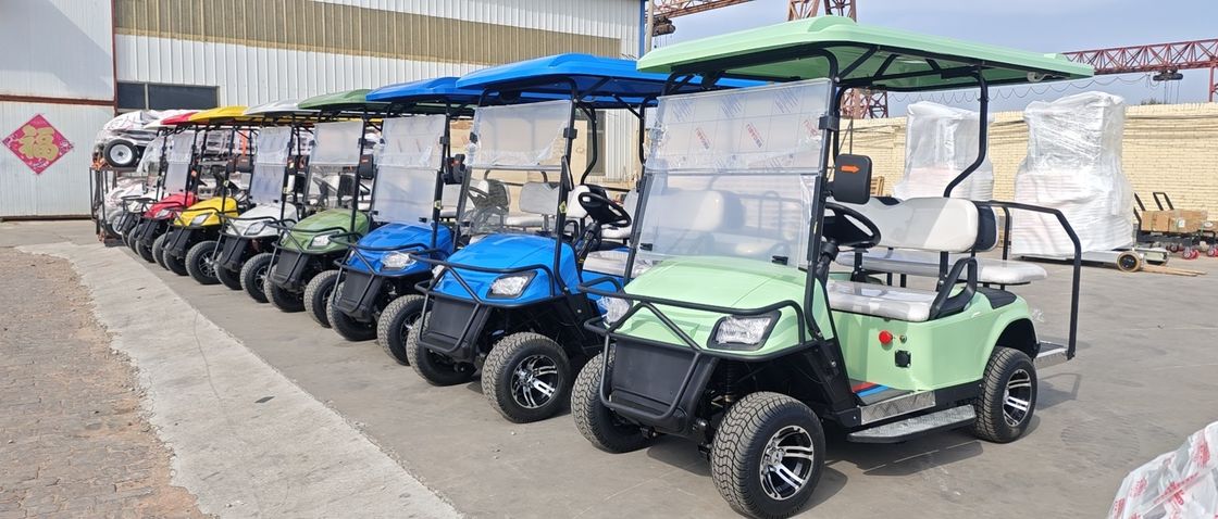 4 Person Golf Buggy 72V Ac Motorelectric Lifted Custom Golf Cart Hummer Vehicles Meter