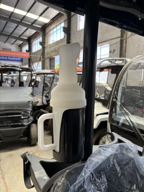 Freio de disco hidráulico Carrinho de golfe elétrico de 6 lugares para vários cenários como pontos cênicos e check-in de bagagem de hotel