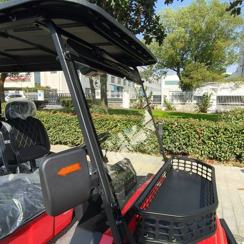 Modern Chassis 6 Seat Street Legal Trailer Vintage Golf Cart Retrofit