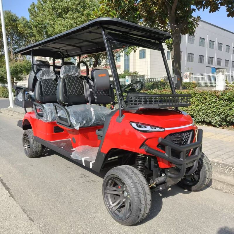 Modern Chassis 6 Seat Street Legal Trailer Vintage Golf Cart Retrofit