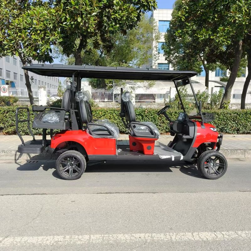 Modern Chassis 6 Seat Street Legal Trailer Vintage Golf Cart Retrofit