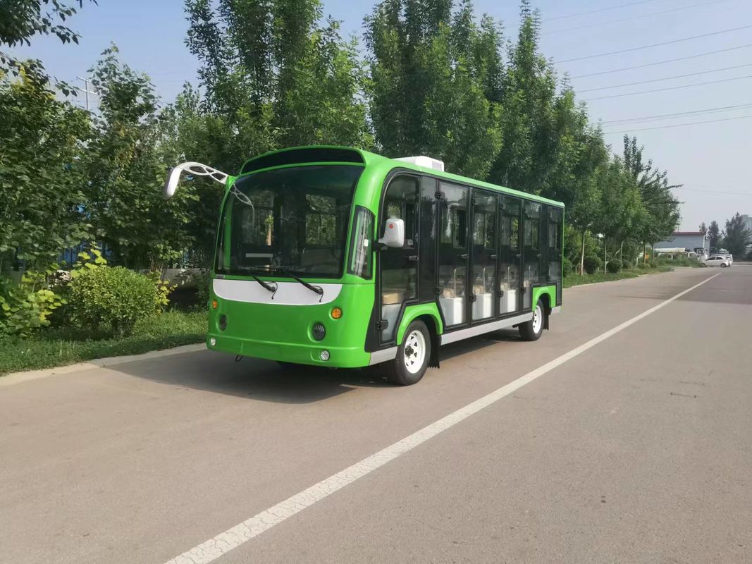 23-Seat Enclosed Electric Sightseeing Bus Can Be Customized With Color And LOGO ODM OEM
