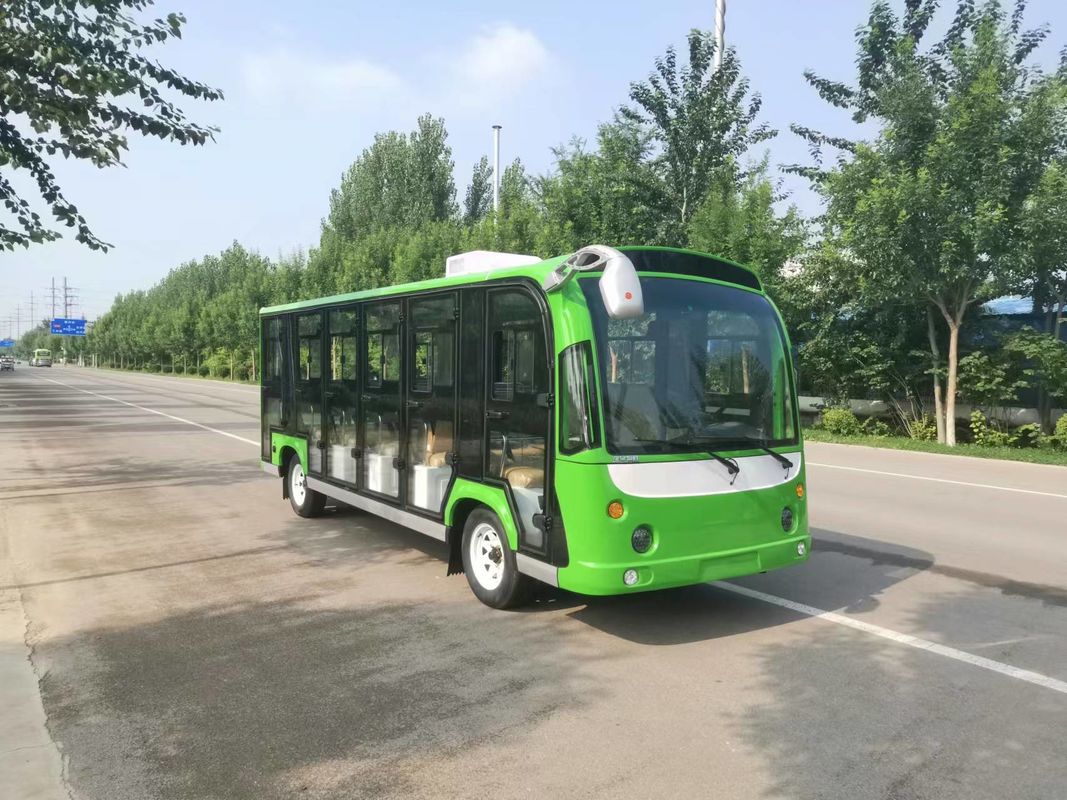 23-Seat Enclosed Electric Sightseeing Bus Can Be Customized With Color And LOGO ODM OEM