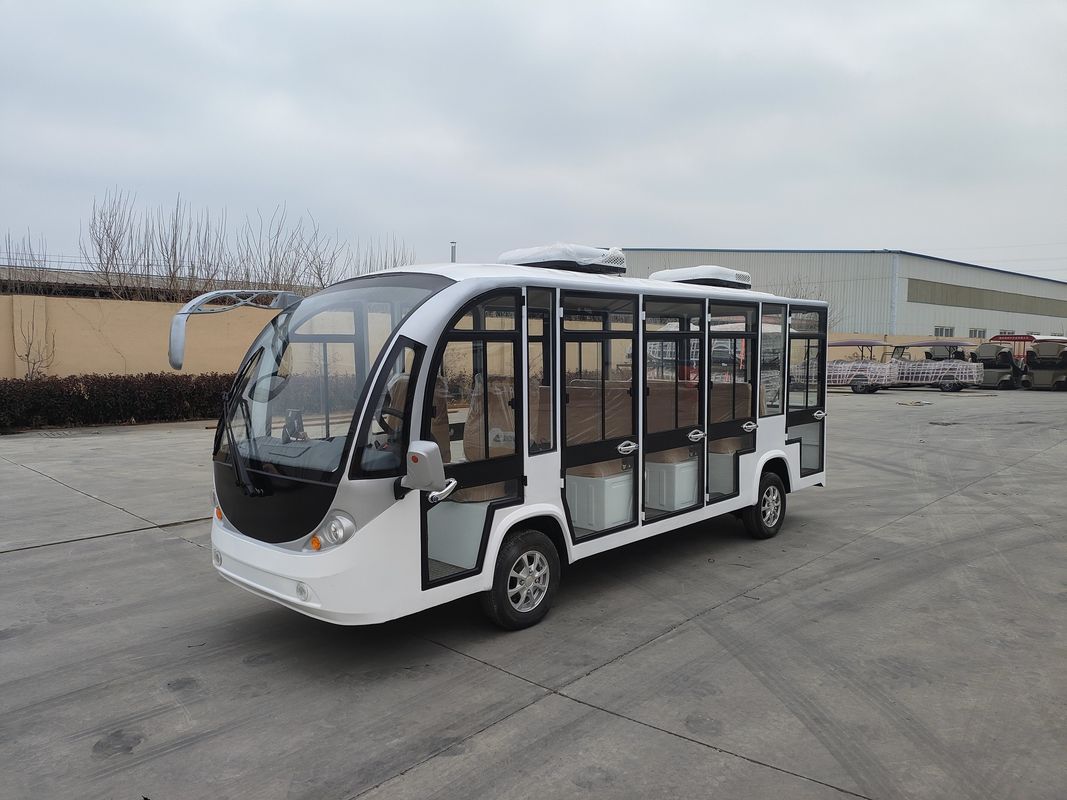 Street-legal 14 Seats Electric Shuttle City Sightseeing Bus Off Road Car Tourist Bus
