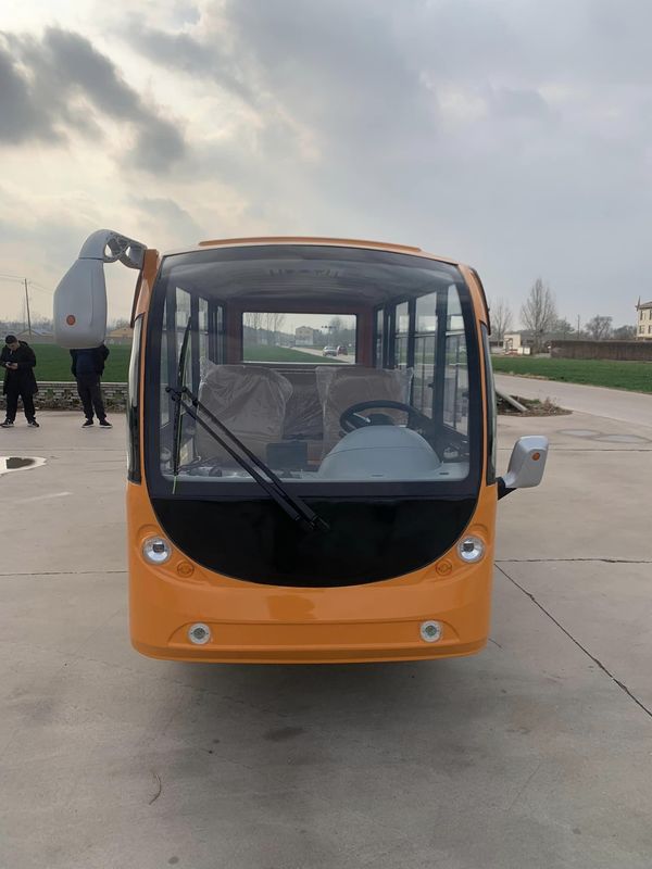 Mini Low Speed 20 Seater Disc Hydraulic Brake Electric Tourist Sightseeing Bus Tourist Attractions Reception Transportation