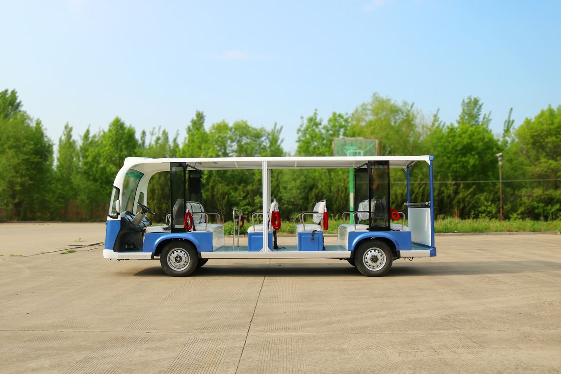 23-Seater Electric Open-Top Sightseeing Bus Customizable Color And LOGO OEM ODM