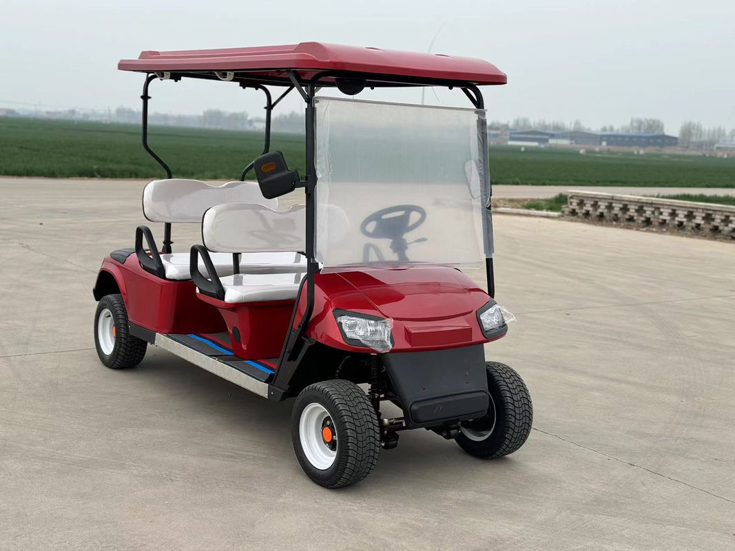 Effortlessly Conquer Slopes 4-Seater Golf Cart with Motor and Intelligent Control System