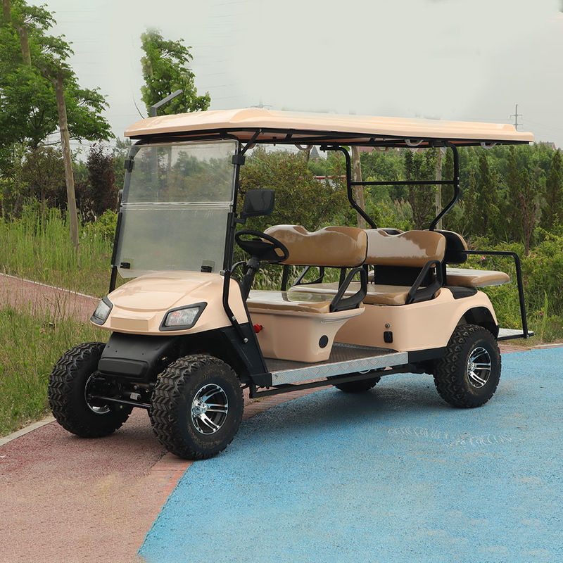 Effortlessly Conquer Slopes 4-Seater Golf Cart with Motor and Intelligent Control System