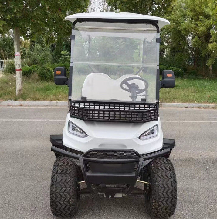 4-seater New Energy Electric Golf Cart Classic White For Various Scenarios In Scenic Golf Courses