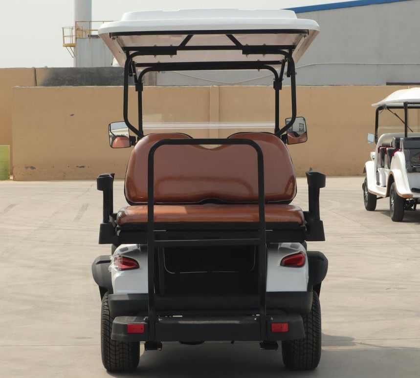 4-seater New Energy Electric Golf Cart Classic White For Various Scenarios In Scenic Golf Courses