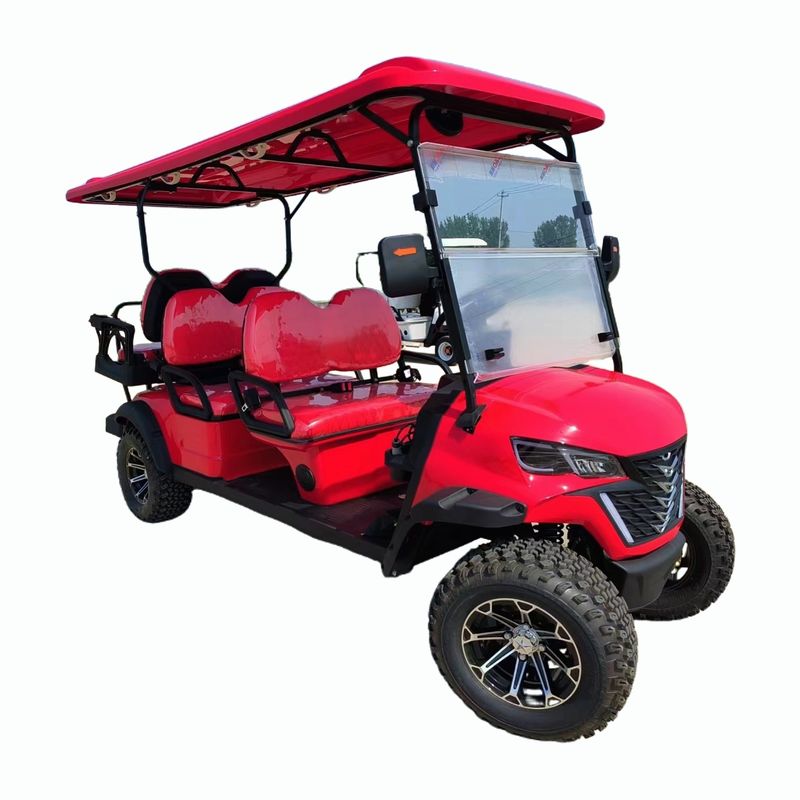 2 4 6 8 asiento Comodidad 48v 5kw Vehículo de baja velocidad Calle Legal Carritos de golf eléctricos