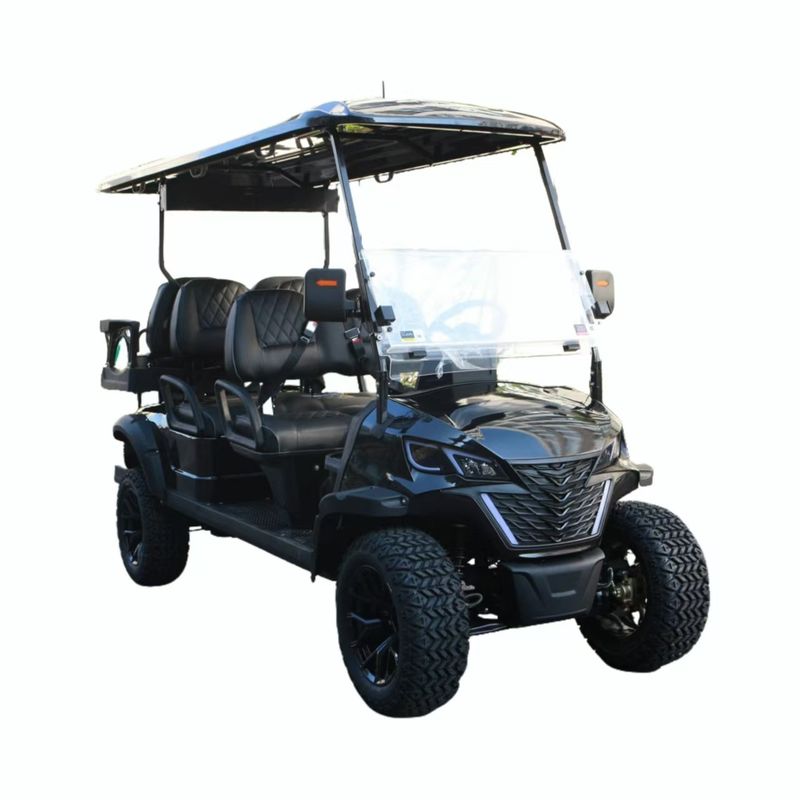 2 4 6 8 asiento Comodidad 48v 5kw Vehículo de baja velocidad Calle Legal Carritos de golf eléctricos