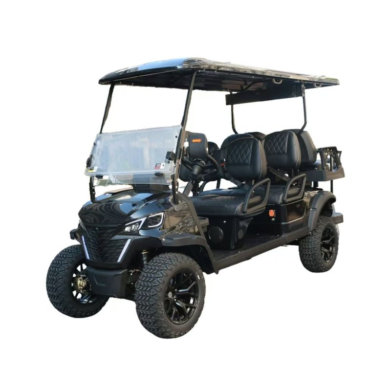 2 4 6 8 asiento Comodidad 48v 5kw Vehículo de baja velocidad Calle Legal Carritos de golf eléctricos
