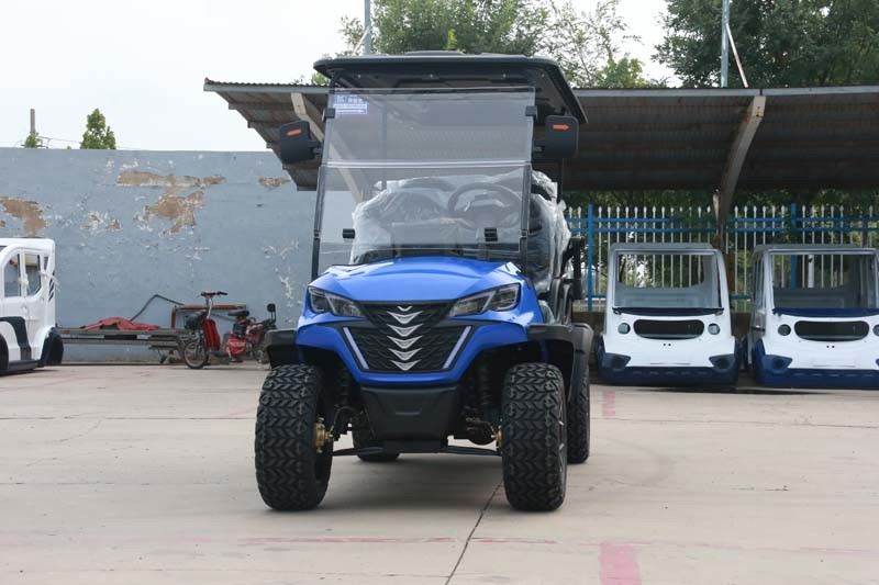 Six-Seater Electric Off-Road Luxury Golf Cart Lithium Battery Supports Customized Color And LOGO