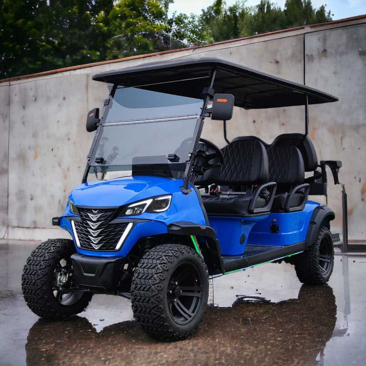 Six-Seater Electric Off-Road Luxury Golf Cart Lithium Battery Supports Customized Color And LOGO