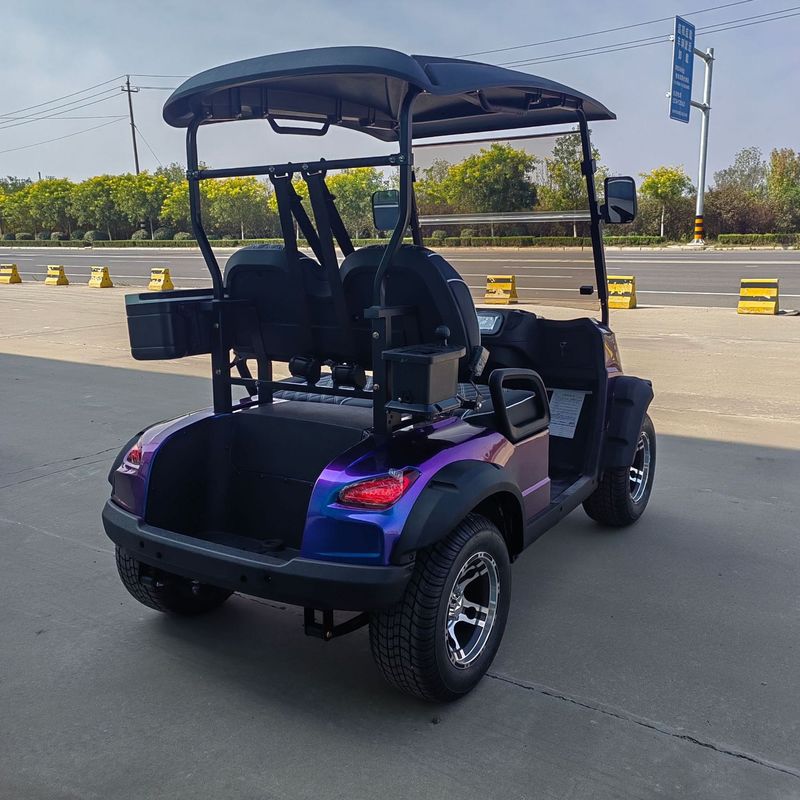 Advanced 2 Seater Odm 72V Lithium Electric Golf Carts Ce Dengan Kecepatan Tampilan Layar