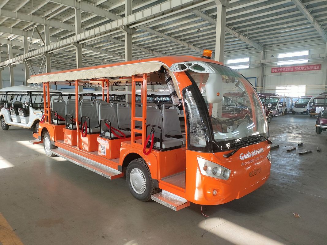 New Energy Lithium Battery 17-seater Enclosed Bus With Customizable Color And LOGO For Airport Pickup And Scenic Spot Sightseeing