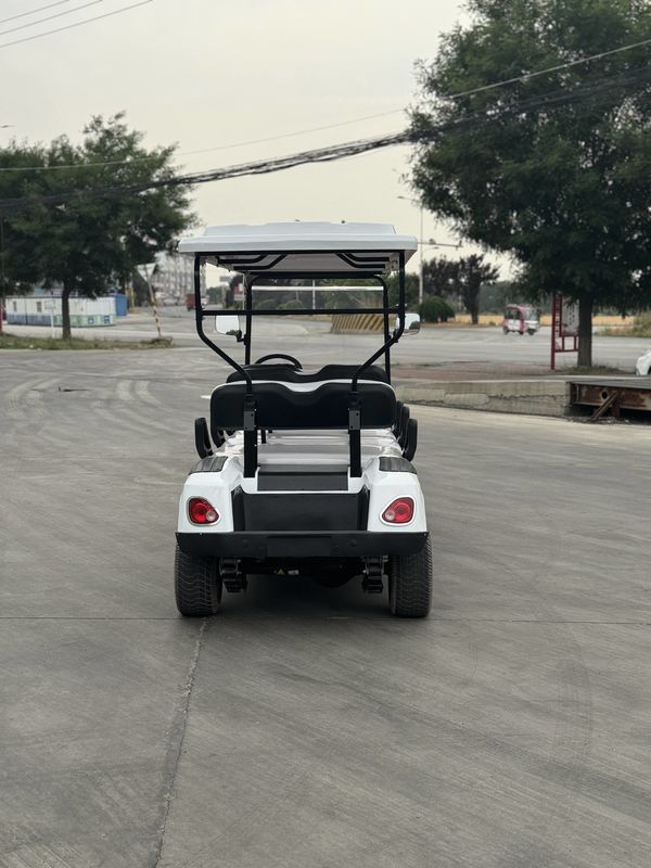 Luxo Branco 6 lugares Bateria de Lítio Off-Road Carrinho de Golf Elétrico Suporta Personalização
