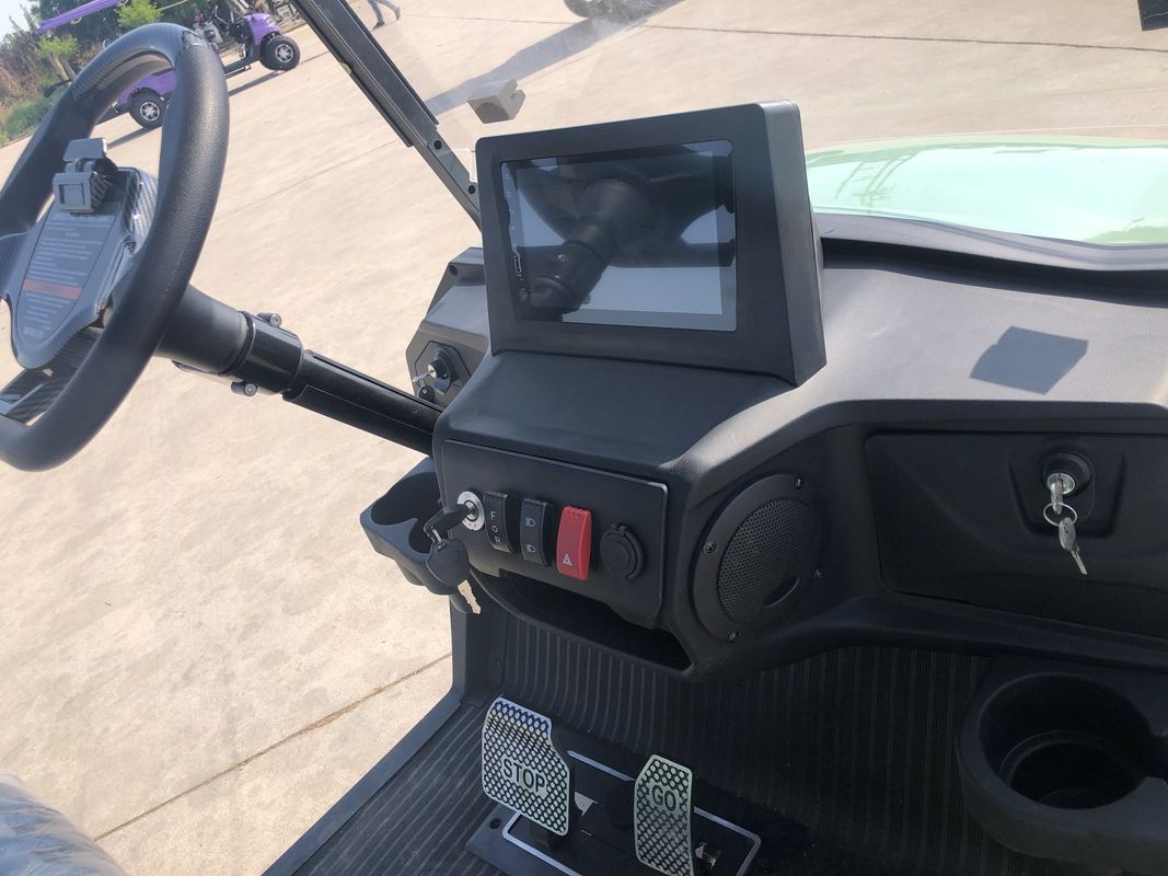 Carrinho de golfe elétrico de luxo rosa off-road de seis lugares com cor e logotipo personalizáveis disponível OEM e ODM