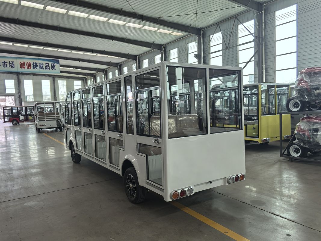 Customizable Closed 17-Seater Convertible Electric Sightseeing Car For Scenic Spots Hotels And Airport Transfers