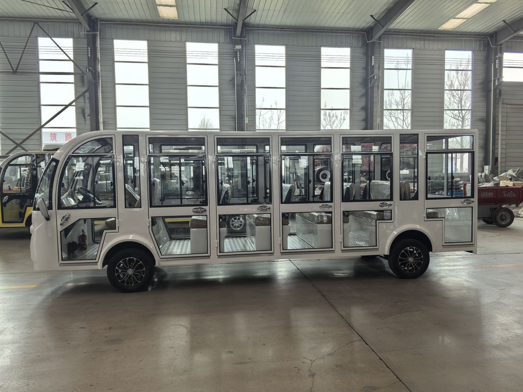 Customizable Closed 17-Seater Convertible Electric Sightseeing Car For Scenic Spots Hotels And Airport Transfers