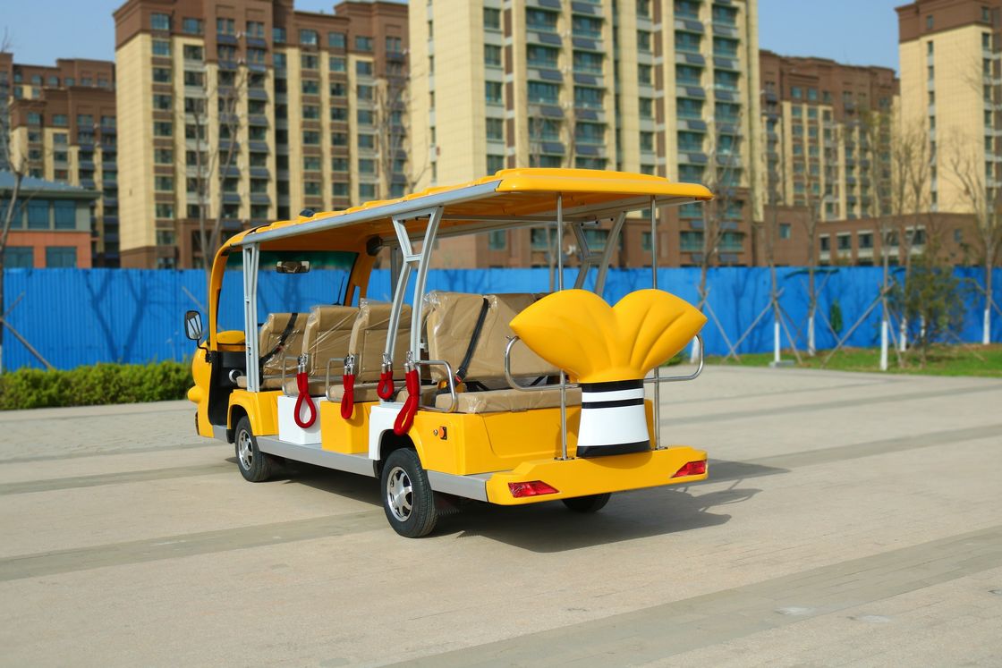 14-Seat Doorless Convertible Electric Sightseeing Bus With Lithium Battery For Children'S Amusement Park Scenic Area, Customized Support