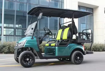 Factory Made Road Legal Lithium Battery Power Electric Golf Cart 2 4 6 8 Seater Customized