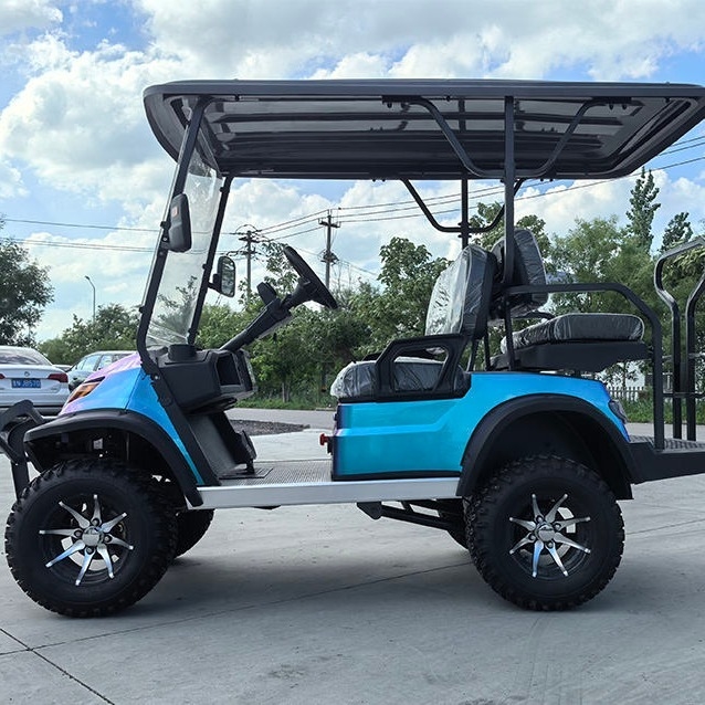 China Factory Price Road Legal Electric Golf Cart 4 Seater Customized CE Certificatation Off-road Tires