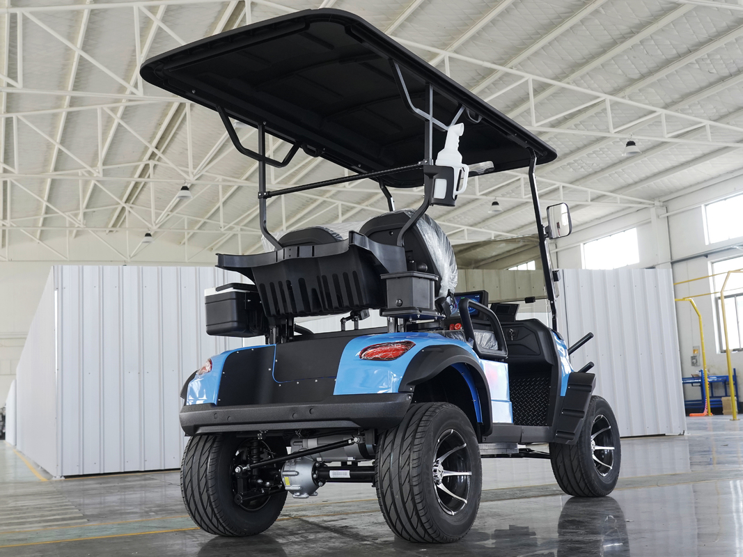 Customized Colors 2 Seater Golf Cart with LCD Instrument and Scorecard Holder