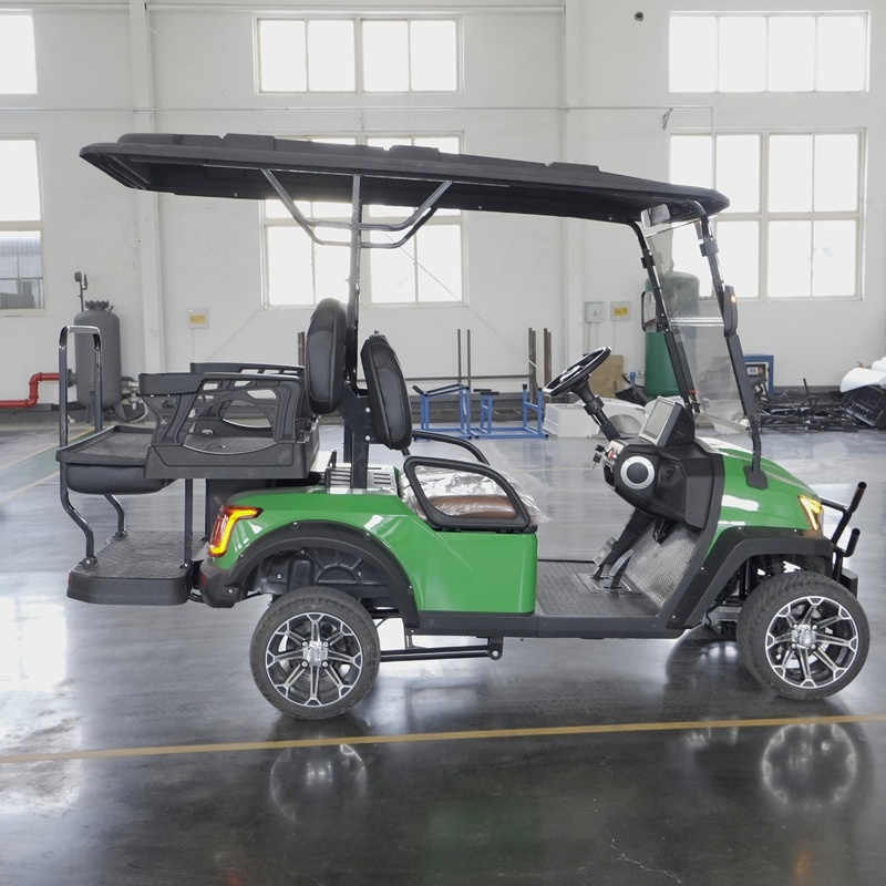 80-120km Driving Range 4 Seater Golf Cart Sunshades 150kg Cargo Capacity and Smooth Performance