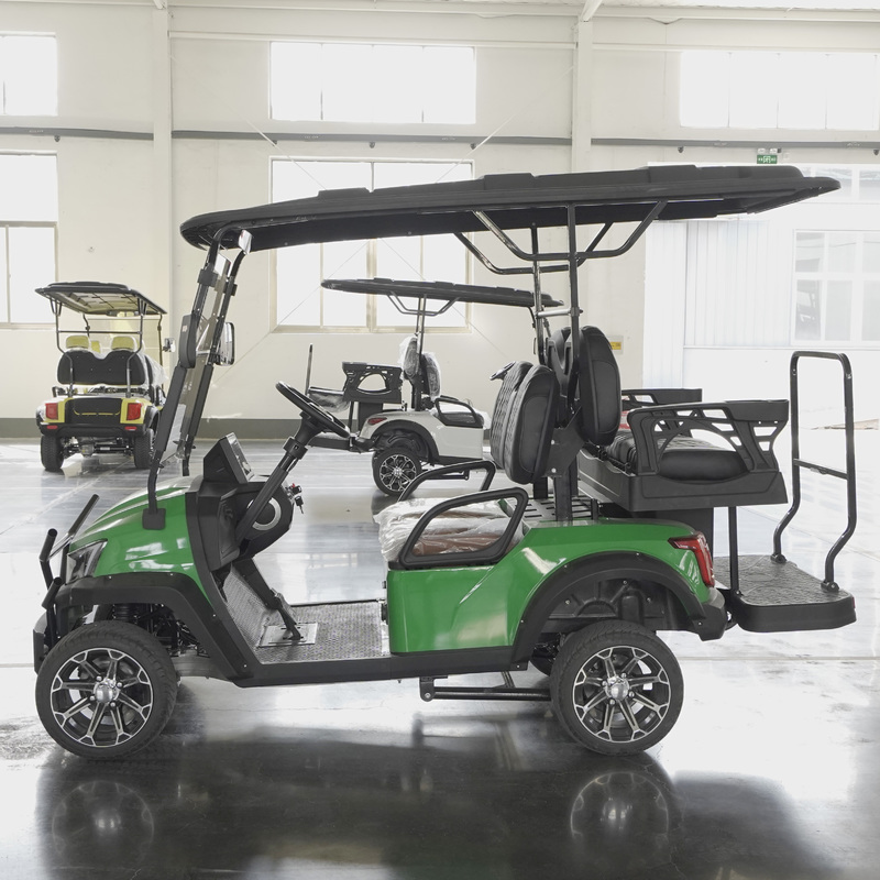 80-120km Driving Range 4 Seater Golf Cart Sunshades 150kg Cargo Capacity and Smooth Performance
