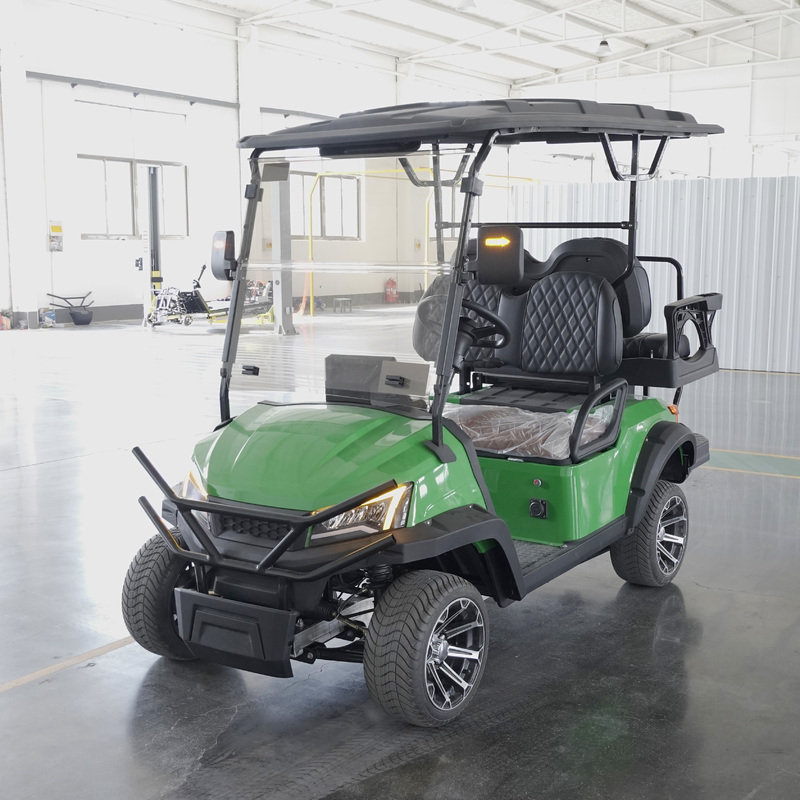 80-120km Driving Range 4 Seater Golf Cart Sunshades 150kg Cargo Capacity and Smooth Performance