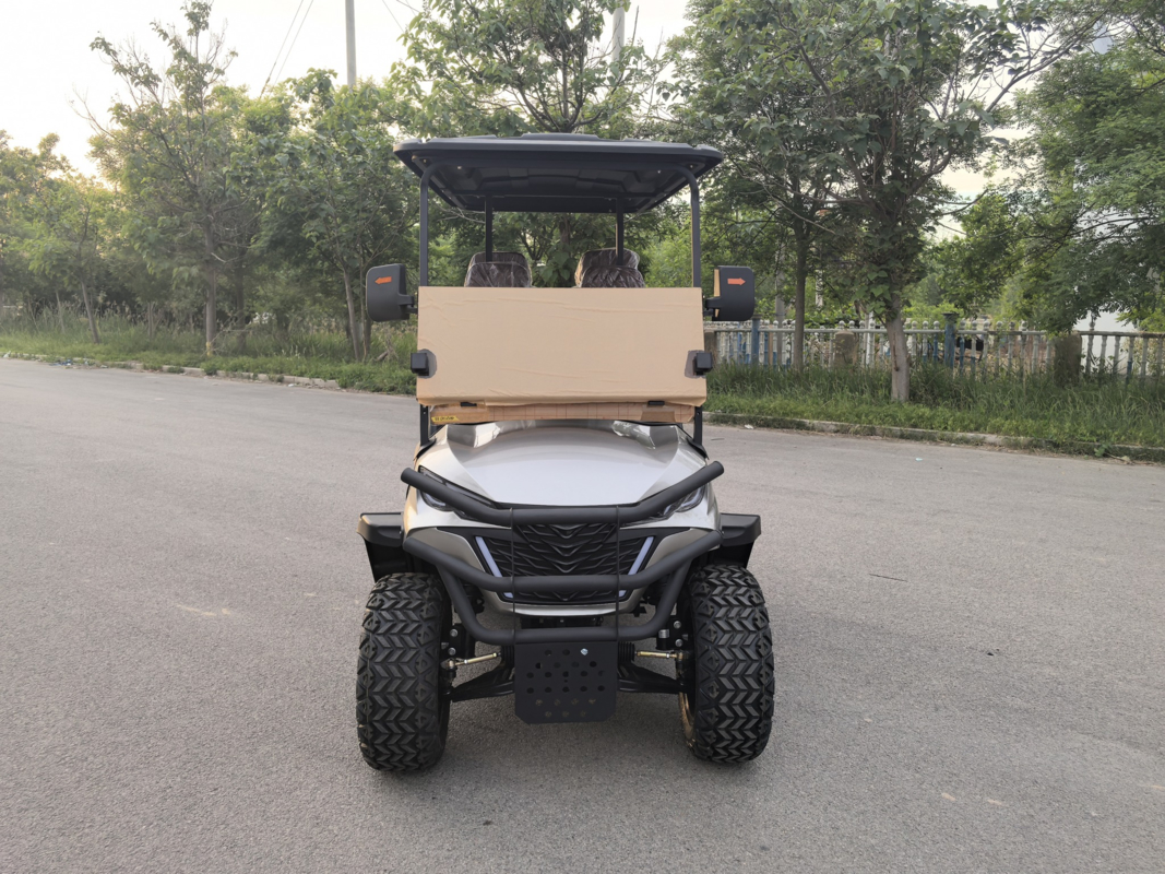 Seating Capacity of 4 People 4 Seater Golf Cart with LED Lighting and 2670mm Wheelbase
