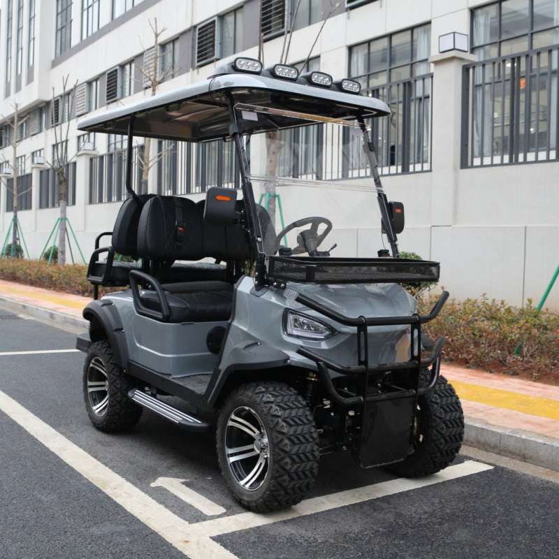 48V Battery Voltage 4 Seats Golf Cart with Durable PP Material