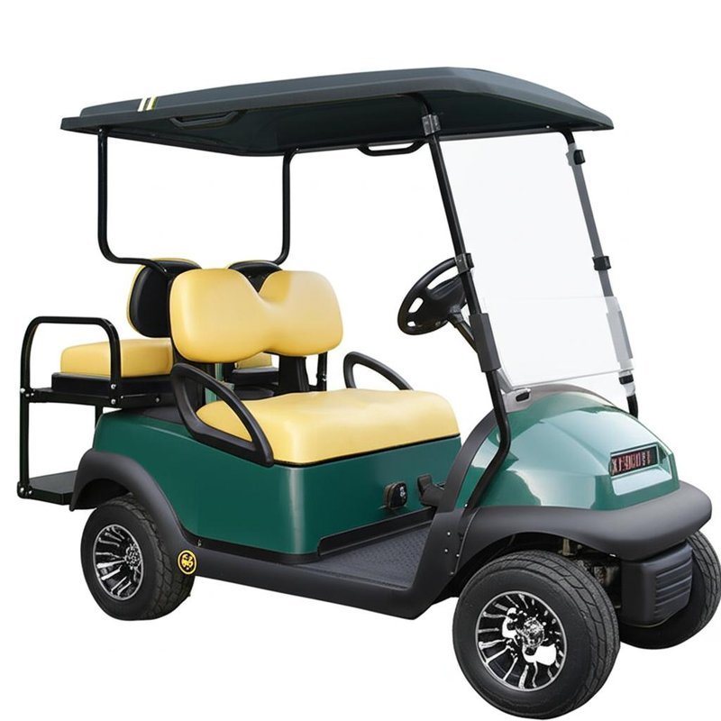 Long-Lasting Battery Life 4-6 Years 4 Seater Golf Cart with Electric Fuel Type and Rack And Pinion Steering