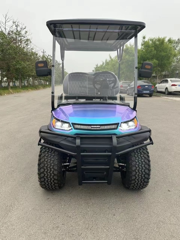 Long-Lasting Battery Life 4-6 Years 4 Seater Golf Cart with Electric Fuel Type and Rack And Pinion Steering