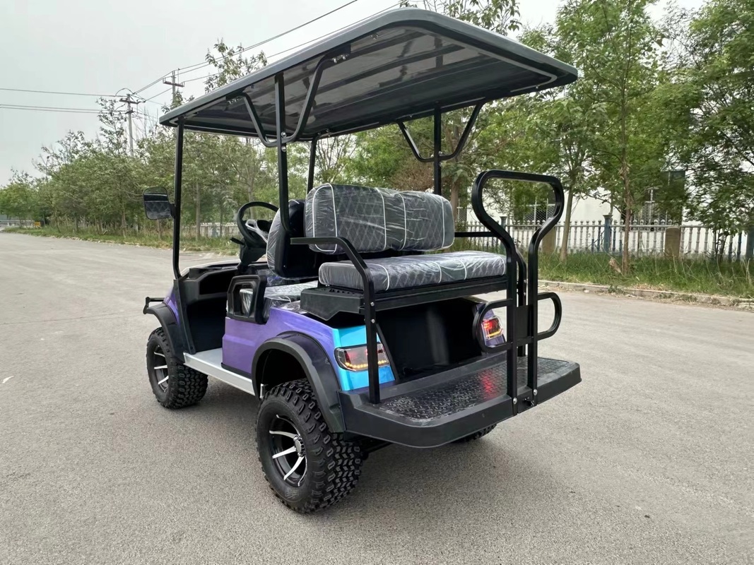 Long-Lasting Battery Life 4-6 Years 4 Seater Golf Cart with Electric Fuel Type and Rack And Pinion Steering