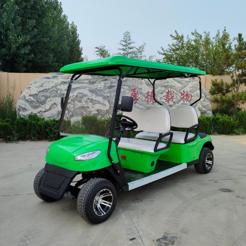 Electric 4-Seater Heavy Duty Golf Cart Off-Road for Club Hotel Outdoor Sightseeing Use
