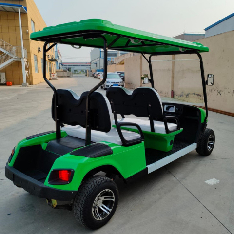 Electric 4-Seater Heavy Duty Golf Cart Off-Road for Club Hotel Outdoor Sightseeing Use