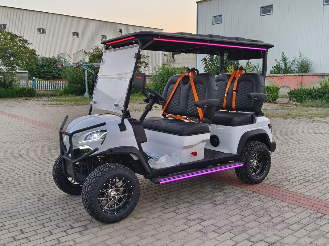 EV Golf Cart Powered by 5Kw Motor 48V 150Ah LiFePO4 Battery IP65 Waterproof Perfect for Outdoor Transportation Needs