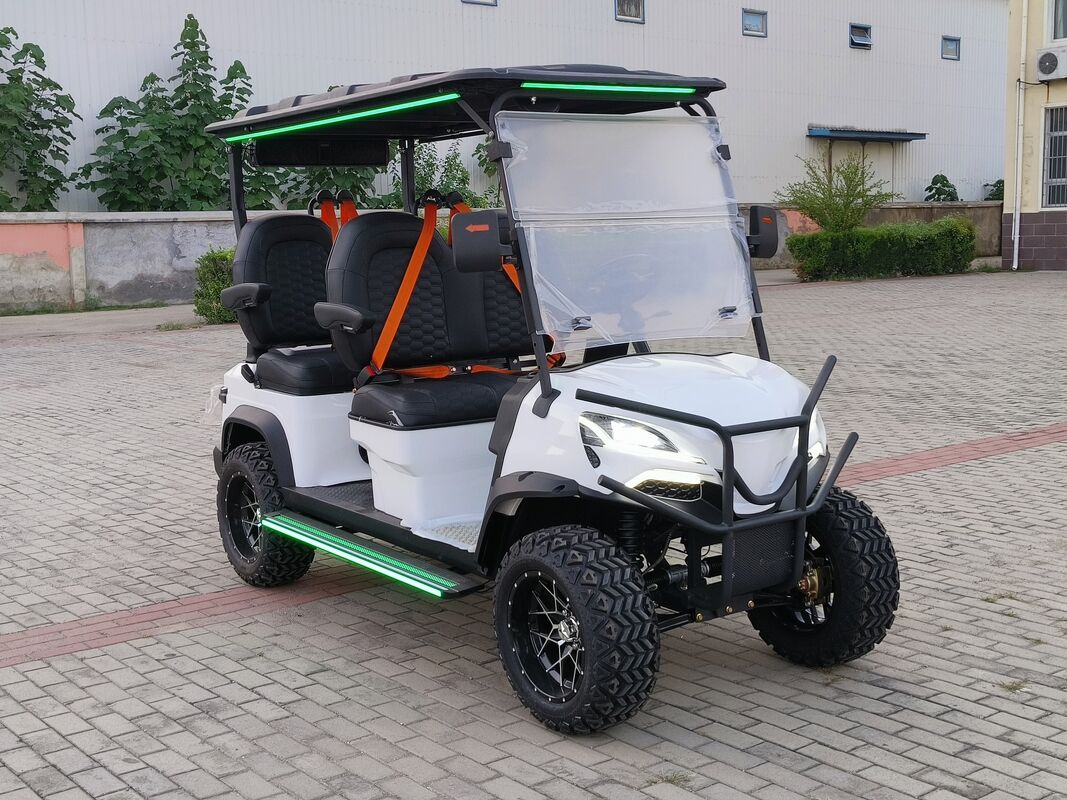 EV Golf Cart Powered by 5Kw Motor 48V 150Ah LiFePO4 Battery IP65 Waterproof Perfect for Outdoor Transportation Needs