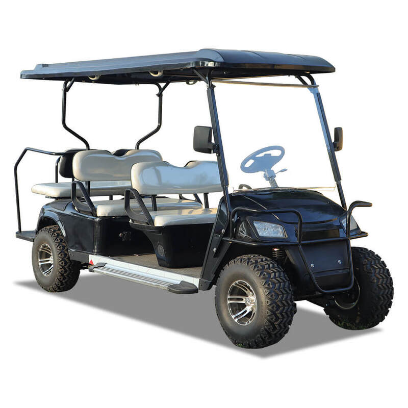 Chinese Luxury Small Mini Golf Cart Club 4+2 Seater Electric Golf Buggy Car Vehicle Cart for Hotel