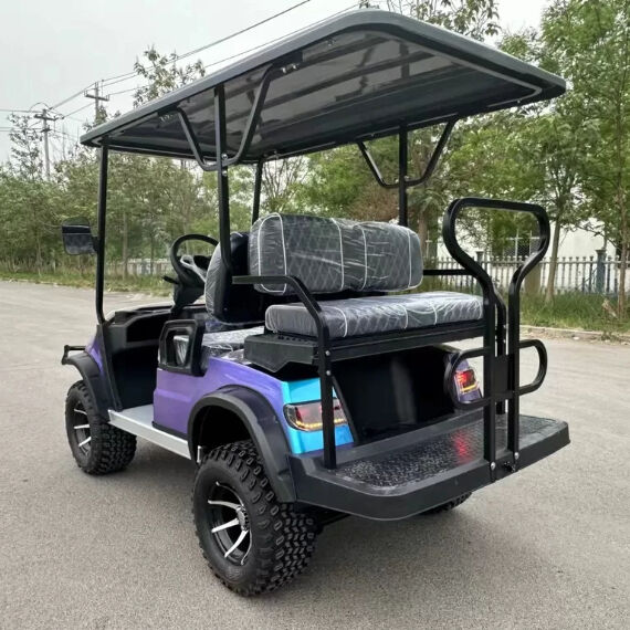 Qingdao EV Golf Cart Manufacturers Electric Tourist 48 Volt 4 Person Club Golf Carts for Sale 