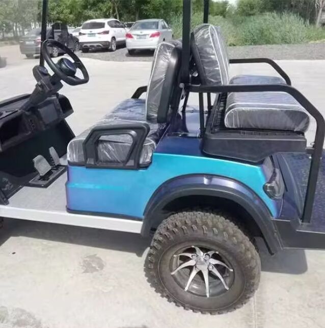 Qingdao EV Golf Cart Manufacturers Electric Tourist 48 Volt 4 Person Club Golf Carts for Sale 