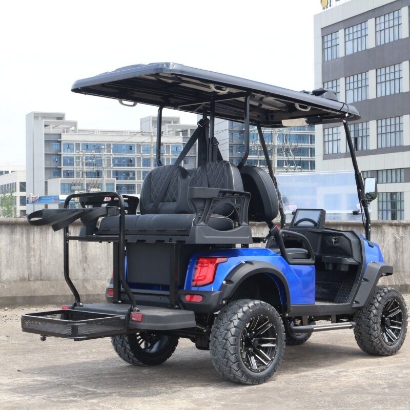 Off-Road Electric Utility Cart 4-Seater LED Roof Lights 72V 5KW Lithium Battery