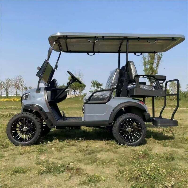 Premium Luxury Electric 2+2 4 Seater Golf Cart for Golf Course Resorts Community