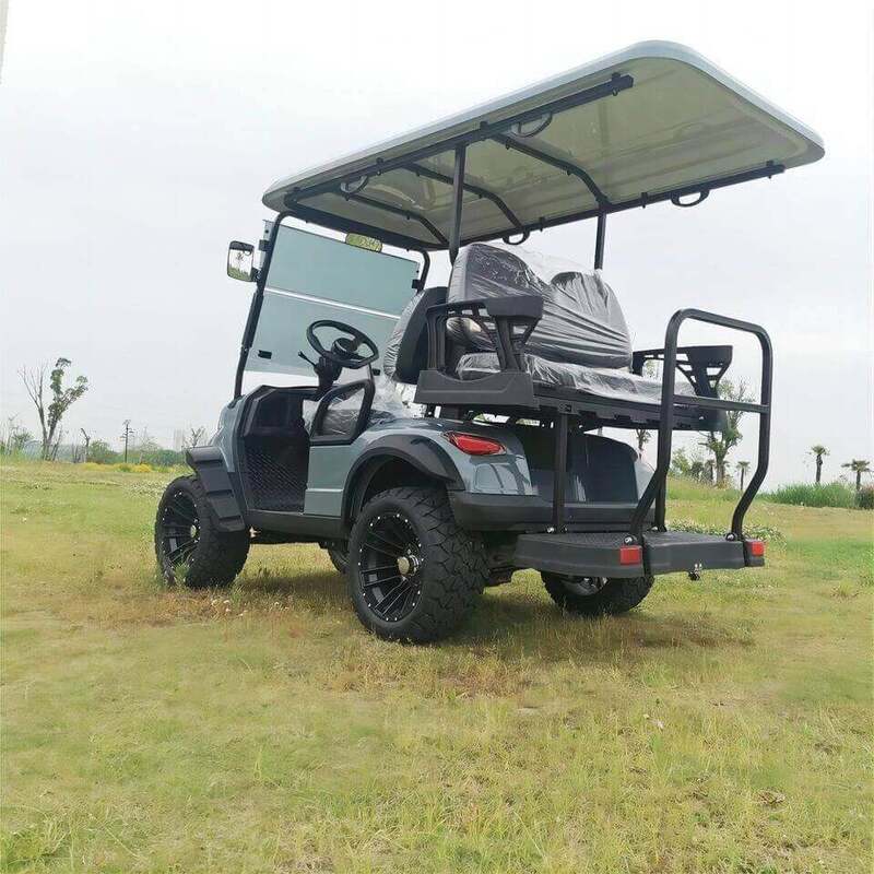Premium Luxury Electric 2+2 4 Seater Golf Cart for Golf Course Resorts Community
